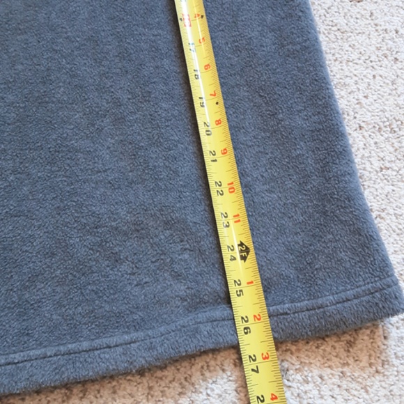 Gray Chickadee Long Sleeve V-neck Fleece Sz S - Picture 8 of 12